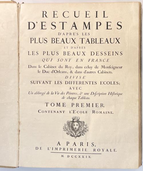 Recueil d&#039;estampes byJoseph Antoine Crozat