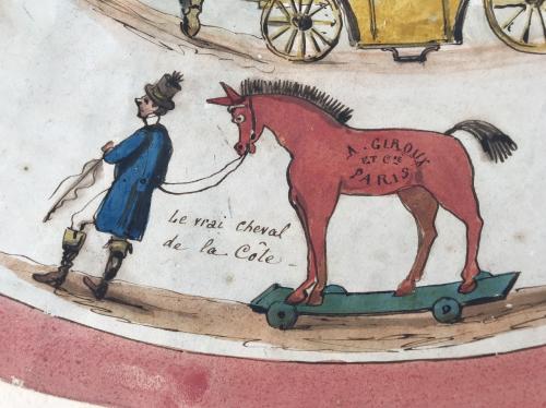 Carle Vernet ( in le gout de )Project drawing for a lampshade