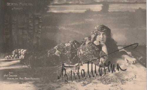 BERTA MORENA Signed Photo Autograph