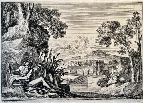 River god and a nymph - Jean Lepautre