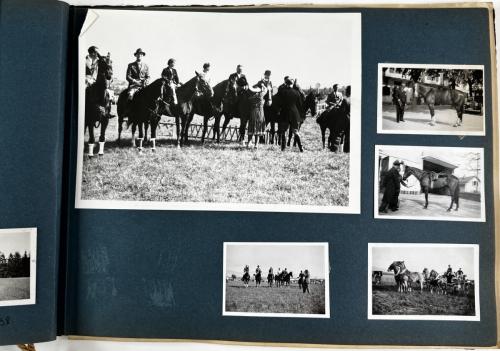vintage photography album -  LES PELERINS DE SAUMUR