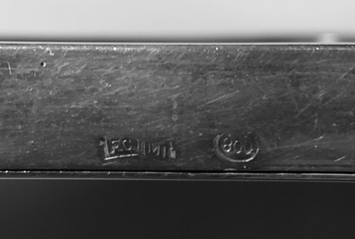 Italian Silver Hand Mirror, Fratelli Cacchione, Milan