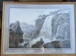 Cascade de Tivoli watercolor 18th century