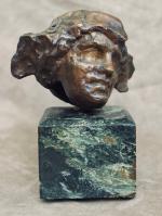 Art Deco Bronze Head signed N. Giordano