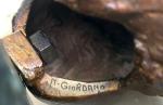 Art Deco Bronze Head signed N. Giordano