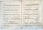 Air varié pour un violon avec accompagnement Piano-Forte, musical manuscript