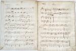 Air varié pour un violon avec accompagnement Piano-Forte, musical manuscript