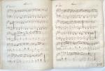 Air varié pour un violon avec accompagnement Piano-Forte, musical manuscript