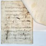 Air varié pour un violon avec accompagnement Piano-Forte, musical manuscript