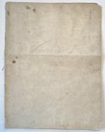 Musical manuscript for violin