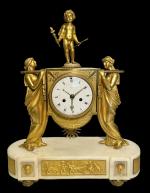 Neoclassical Mantelclock by Jean Antoine Lepine