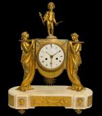 Neoclassical Mantelclock by Jean Antoine Lepine