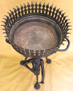 AN ITALIAN BRONZE JARDINIERE AFTER THE ANTIQUE, BY SABATINO DE ANGELIS &amp; FILS
