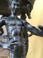 AN ITALIAN BRONZE JARDINIERE AFTER THE ANTIQUE, BY SABATINO DE ANGELIS &amp; FILS