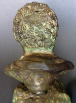 A Renaissance Bronze Oil Lamp after a Roman Head of a Nubian
